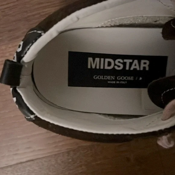 Super Cute Pink and Brown Golden Goose Midstar sneakers